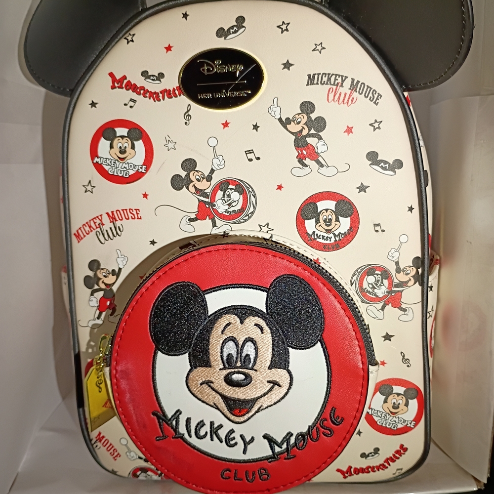 Her Universe Mickey Mouse Mini Bag - Red, Black, White